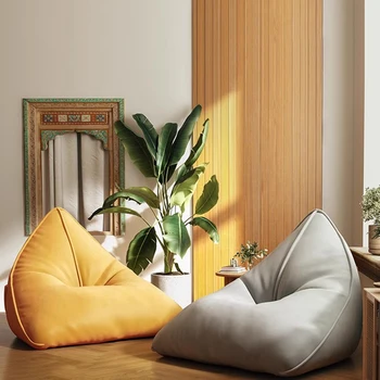  Модерен диван-чанта за къмпинг Жълт Единична балкон Преносим Балконный диван за четене Креативна надуваеми мебели Poli Do Salonu