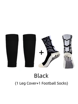  Двойката комбинирани футболни чорапи със самозалепваща точка и занасяне стрелка и чорапи за защита на краката