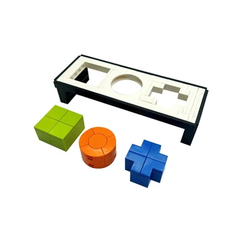  Играта под формата на графичен колаж Gobricks MOC, набор от градивни блокове, пъзел, тухли, образователни играчки за практики на концентрация, подарък за деца