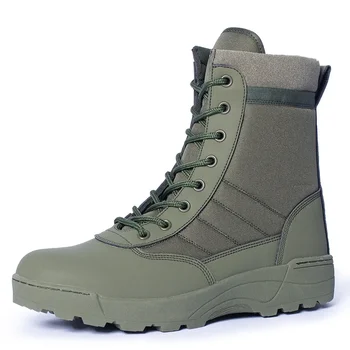  Мъжки обувки Shoes For Man Waterproof Trekking Original Man Tactical Military Special Force Desert Combat Army Outdoor Boots Ankle