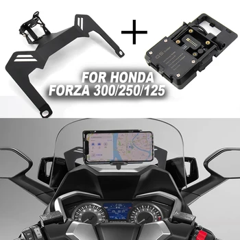  НОВИЯТ Мотоциклет Honda Forza 300 250 125 MF13 Forza300 Предната Поставка За Телефон на Притежателя GPS Навигационна Плоча на Стена