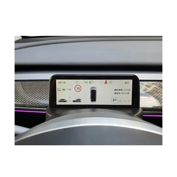  Екран на кормилното колело, дисплей мощност и скорост, 4,6-инчов IPS мини-LCD-панел на арматурното табло за модели на Y / 3