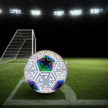  Футболна топка, с модерен дизайн за тренировки, нажежен, широко приложение за футболни тренировки, обучение в петзвезден училище