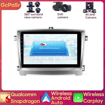 Авто Радиоплеер Qualcomm Snapdragon Auto За Hawtai Santa Fe 7 2017 Android GPS Навигация Аудио Carplay 5G Wifi Без 2din DVD BT