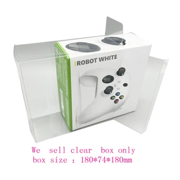  Кутия с прозрачен PET-калъф за гейминг контролер за XBOX серия X XSX кутия за съхранение, игра мастило на дисплея за съхранение на играта