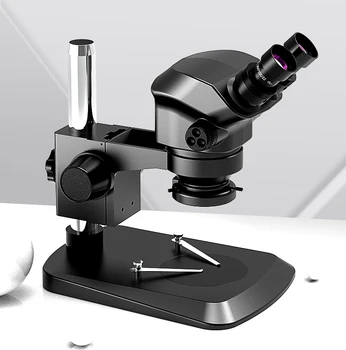  електронен ремонт микроскоп kalliwei 0750 на черна метална основа 7-50x бинокъла на стереомикроскоп за ремонт на мобилни телефони
