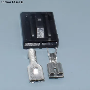  worldgolden 6,3 мм 2-пинов конектор маслена помпа 346027-1 Автомобилен конектор за свързване на окабеляването на сензора