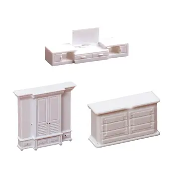  Мебели за куклена къща Умален модел на мебели за декор на миниатюрни сцени Реквизит за снимки Оформление диорами Украса на сладкиш на масата