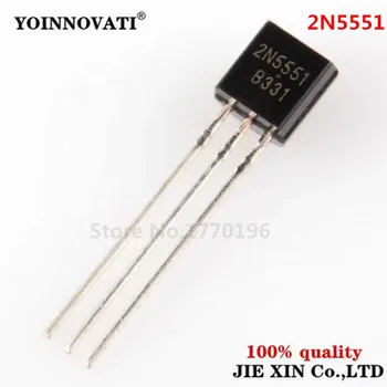  100ШТ 2N5551 2N5551 TO-92 TO92 0.6 A 160 В NPN Оригинал и транзистор нов оригинал
