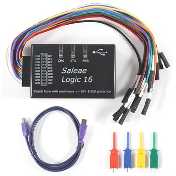  Логически USB-логически анализатор за официалната версия на Честотата на 100 М 16 Канала инструменти