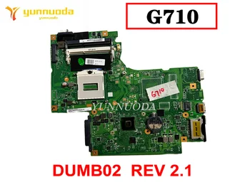  Оригиналът на дънна платка на лаптоп Lenovo G710 DUMB02 REV 2.1 тествана в добро състояние Безплатна доставка
