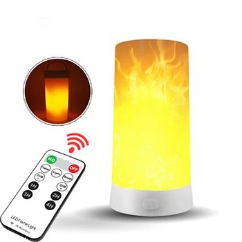  2023 Нова led лампа с пламък USB, имитирующая ефект на пламъка, Реалистична атмосфера на огъня, Осветление За украса на помещения за подарък на приятел