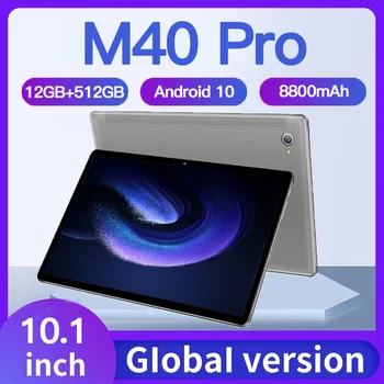  Оригиналната световната премиера на таблета M40 Pro 10.1-инчов Snapdrogan 845 12GB + 512GB Tablete PC 120Hz 2.5 K LCD дисплей 5G таблет Андроид 10