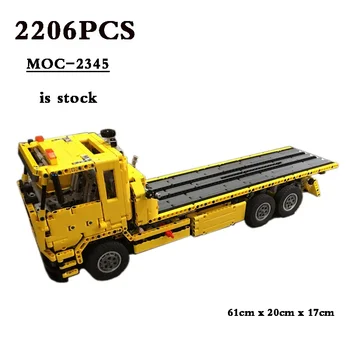 Класически камион MOC-2345 Дизайн 42009 Заменен от: Бордови ремарке 2206 бр. Играчка-конструктор за възрастни 