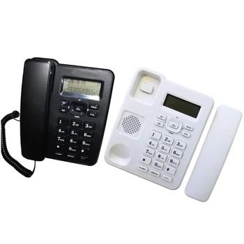  KX-6001CID Фиксиран домашен Стационарен телефон на Дисплея на повикващия Регулируема Тон Английски