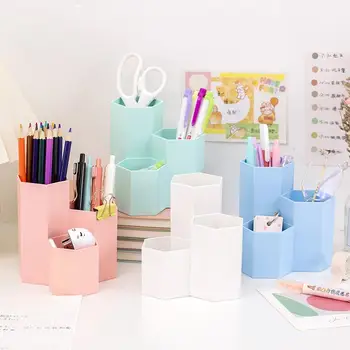  Ярки цветове, Модерен стил Държатели за писалки Кутия за съхранение на канцеларски материали Подарък