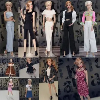  Многоцветни 11,5-цолови кукли, палта, ежедневни облекла, аксесоари 