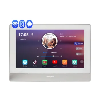  7-Инчов Мулти-канален Безжичен Стереозвук Smart Home System 8*20 W WiFi, Сензорен Екран Blue-зъб в Настенном Усилвател