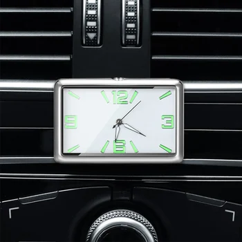  Автомобилни кварцови часовници Украса на колата Украса Материал произведен от Неръждаема стомана Модерен Автомобилни часовници премиум-клас