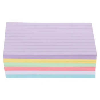  300 Листа Цветни картички-указатели, флаш карти с памет 