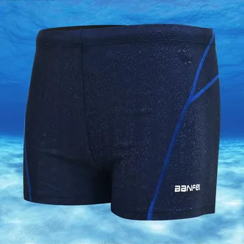  Водоустойчив мъжки плувни гащи за състезания от изкуствена кожа на акула, мъжки плувни панталони с плосък ъгъл за плуване в стил Хот Спринг