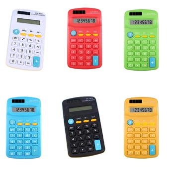  Мини-калкулатор 8-цифрен с голям LCD дисплей Чувствителна бутонът за захранване е Стандартна функция за офиса, дома, в училище, на совалка