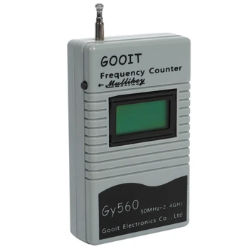  Честотен Тестер За радиоприемник Двустранна радиовръзка GSM 50 Mhz-2,4 Ghz GY560 Частотомер-М