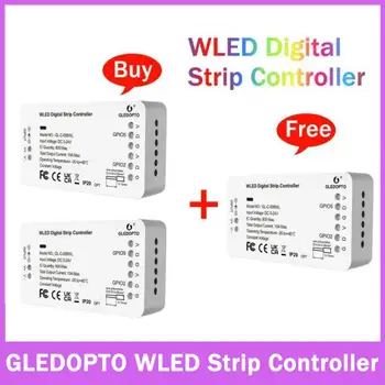  GLEDOPTO WLED Strip Controller LED Lighs Над 100 Режими на динамичното осветление САМ WiFi APP Control 5-24 НА 800 RGB IC RGBW Няма нужда от концентраторе