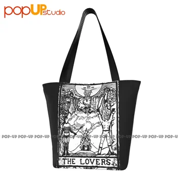  Влюбен - Tarot Мке-Dom БДСМ Капризи Сатанински Забавни чанти Чанта за обяд Пазарска чанта през рамо