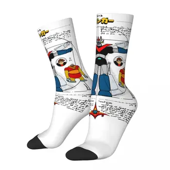  Всесезонни Чорапи Mazinger Z Робот Tranzor Z Merch за Мъже, Компресия Чорапи С Принтом Пролет-Есен Зима най-Добрата Идея за Подаръци
