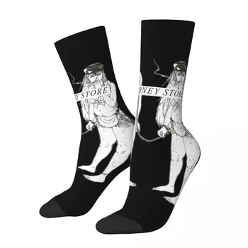  Ретро Death Grips The Money Store, Баскетболни чорапи, дълги чорапи от полиестер за жени и мъже