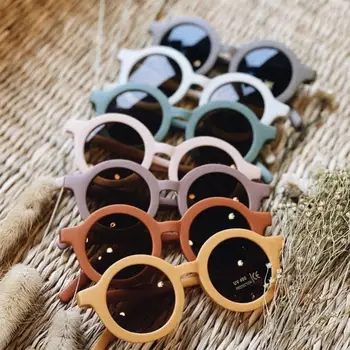  Нови детски слънчеви очила 2021 година, обикновена, устойчиви на uv кръгли удобни очила за деца