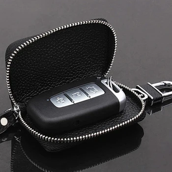  Кожен портфейл, чанта за ключовете от колата, чанта, ключодържател с емблемата на колата с цип за Chrysler 300c 300 sebring pt