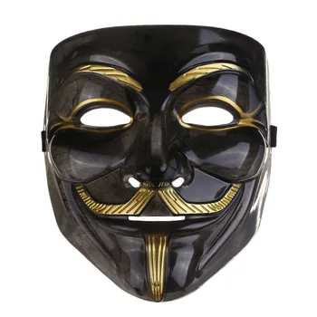  Тематична маска Movie V Mask Word за костюми за Хелоуин, Аксесоари за карнавала, на Маскарадните костюми на Хелоуин, Ужасна маска за цялото лице