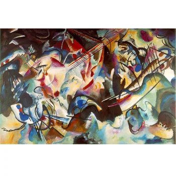  Композиция VI Василий Кандински Съвременното абстрактно изкуство платно ръчно рисувани с маслени бои върху платно домашна декоративна живопис