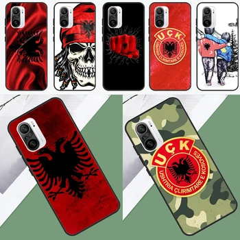  Знаме на Албания За POCO X5 X3 F5 Pro F4 X4 GT M5s C40 F3 Калъф За Телефон Xiaomi 12T 11T Pro 12 13 Lite 12X